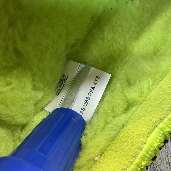 UGG Tasman CHOPD 1128195 Men lime slippers size 11 - Picture 7 of 9